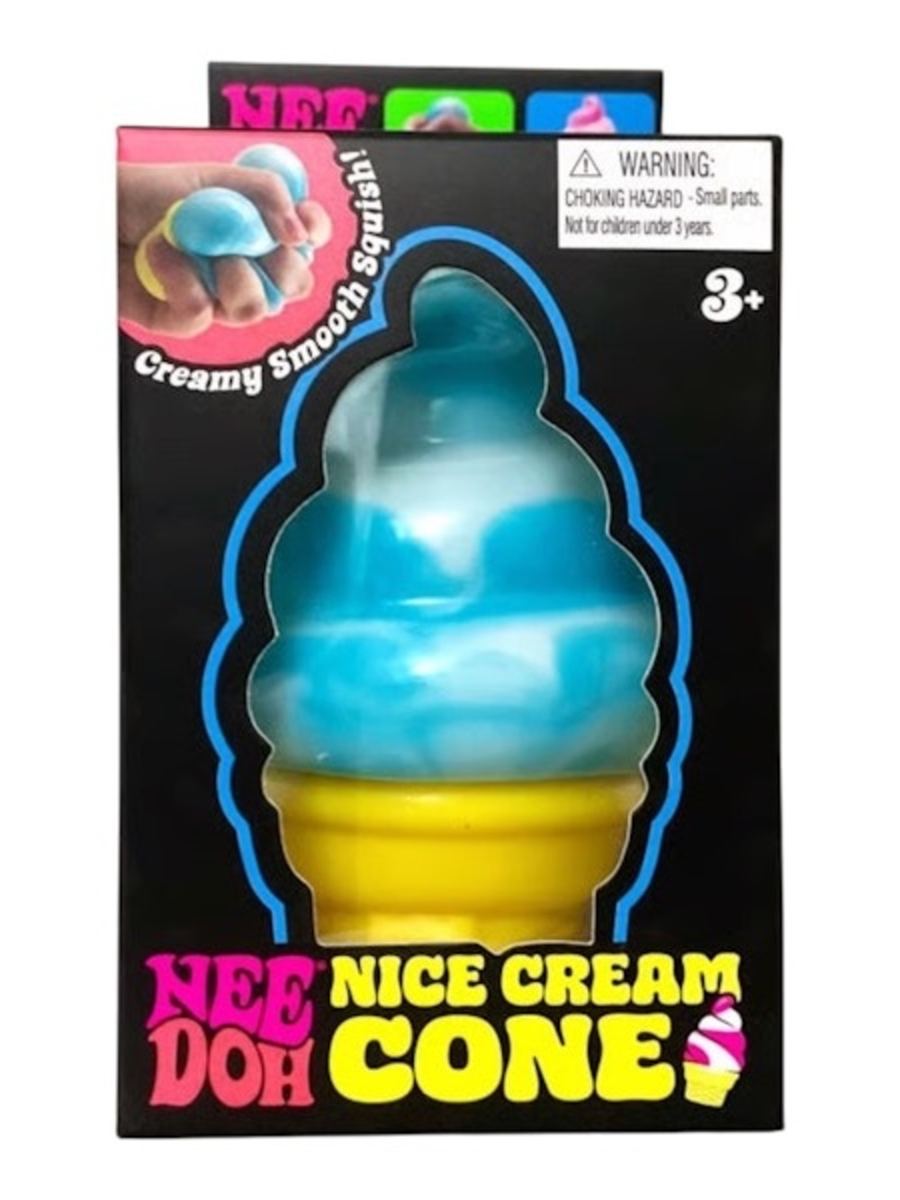 Needoh Nice Cream Squishy Ice Cream NWT Blue